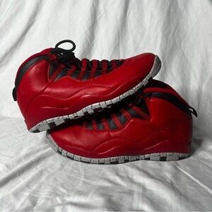 Size 12M Jordan 10 “bulls over broadway”